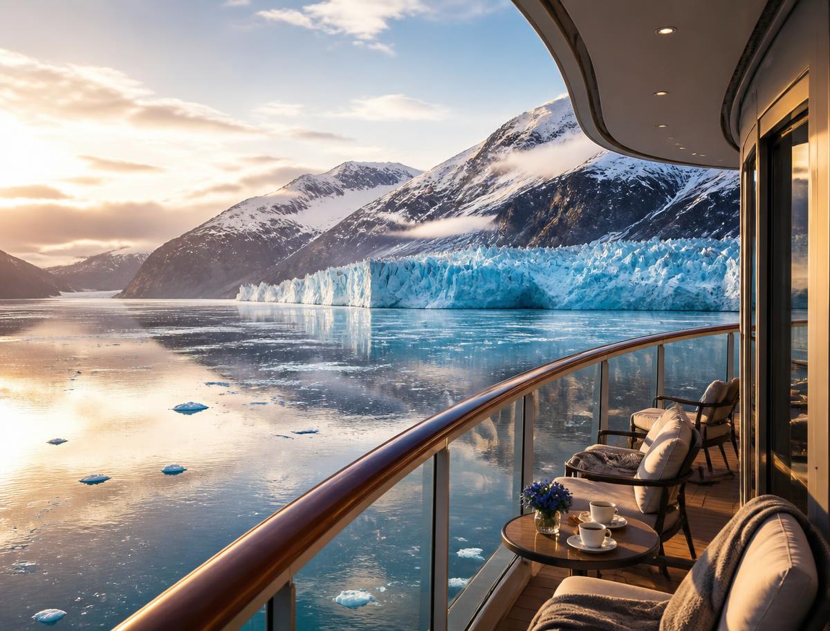 7-Night Alaska · Glacier Bay Balcony — Seattle · Glacier Bay · Skagway